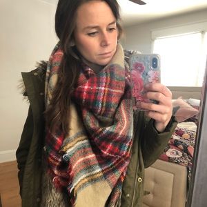 Boutique Plaid Scarf